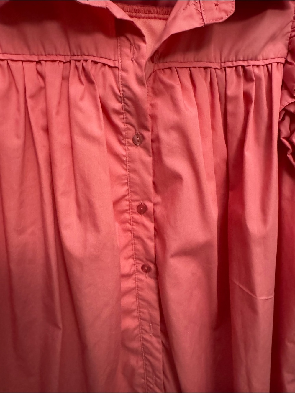 entro pink button up dress - Picture 5 of 6